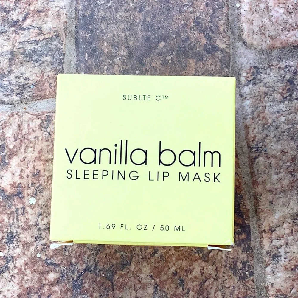 New, Jean Pierre Vanilla balm Sleeping Lip Mask